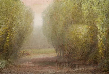 Trockener Wasserlauf